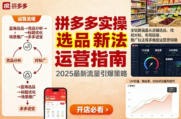 王校长9月12拼多多实操新玩法，全链路涵盖从店铺选品、找对标，布局链接，推广玩法等多维度运营思路(更新)